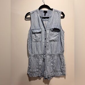 Mossimo Supply Co. Light Blue Sleeveless Romper